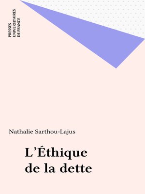 cover image of L'Éthique de la dette